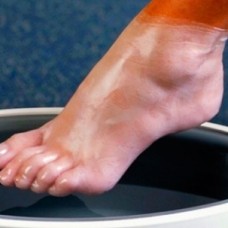 Обработка сложного участка стопы